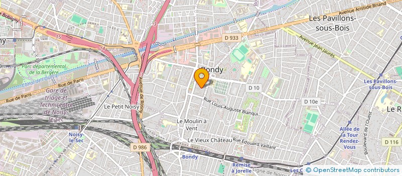 localisation de l'entreprise MONSIEUR IHEB BERKOUK  BONDY