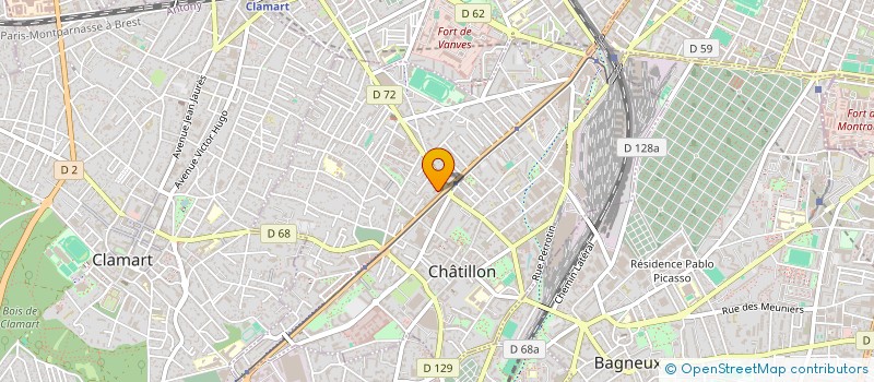 localisation de l'entreprise MONSIEUR IHEB EL HADDAD à CHATILLON