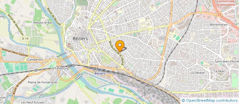 localisation de l'entreprise MONSIEUR IHEB JLAILI  BEZIERS