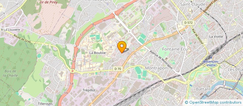 localisation de l'entreprise MONSIEUR IHILASSU BACAR  BESANCON