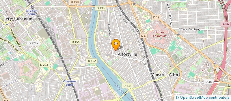 localisation de l'entreprise MONSIEUR IHOR BEZZUB'YAK à ALFORTVILLE