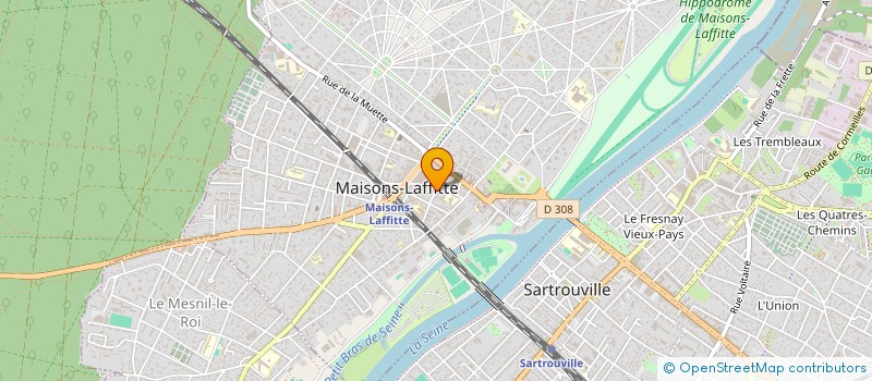 localisation de l'entreprise MONSIEUR IHOR MATOV  MAISONS-LAFFITTE