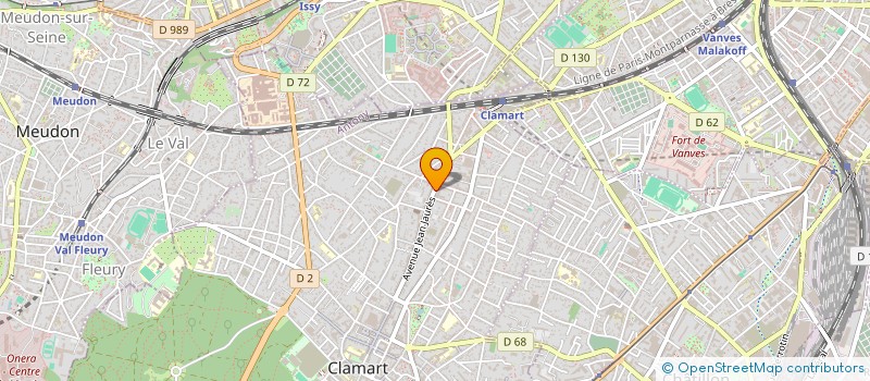 localisation de l'entreprise MONSIEUR IHOR PERKHULYN à CLAMART