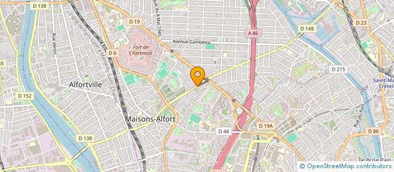 localisation de l'entreprise MONSIEUR IHOR ROMANYSHYN  MAISONS-ALFORT