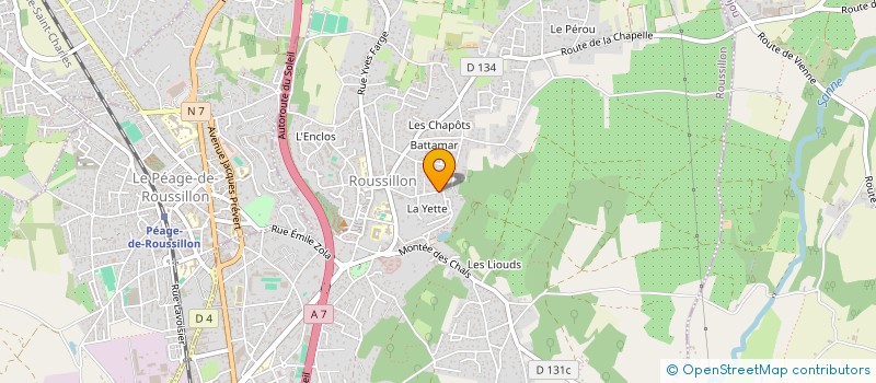 localisation de l'entreprise MONSIEUR IHSAN KARACA à ROUSSILLON