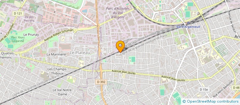 localisation de l'entreprise MONSIEUR IHSAN KASSEM  ARGENTEUIL