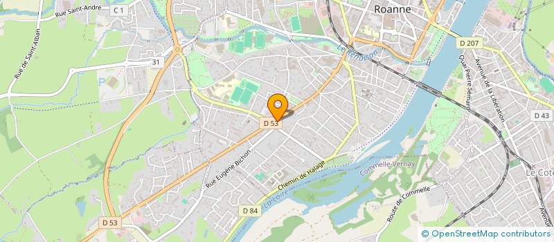 localisation de l'entreprise MONSIEUR IHSAN SENER à ROANNE