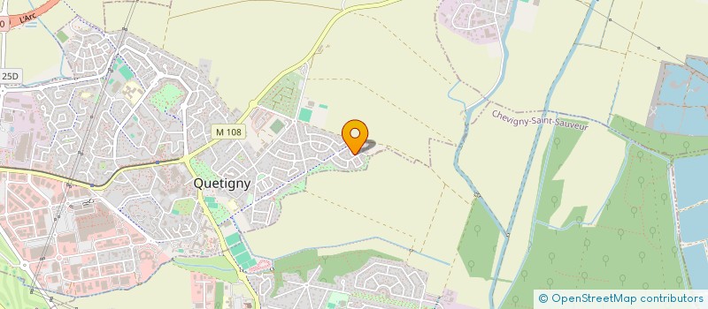 localisation de l'entreprise MONSIEUR IHSANE DE JESUS  QUETIGNY