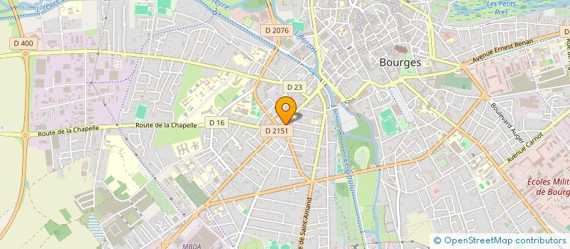 localisation de l'entreprise MONSIEUR IHSANULLAH IBRAHIMKHIL  BOURGES