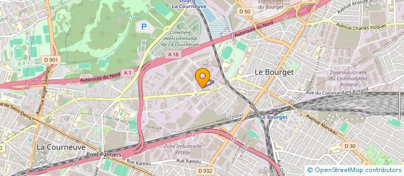 localisation de l'entreprise MONSIEUR IHSANULLAH OMARI à LA COURNEUVE