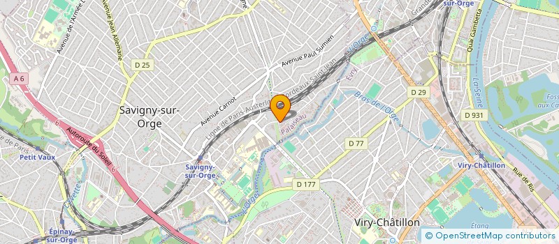 localisation de l'entreprise MONSIEUR IHSANULLAH SAYED à SAVIGNY-SUR-ORGE