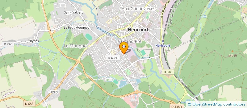 localisation de l'entreprise MONSIEUR IHSSAN BOUCHAKOUA  HERICOURT