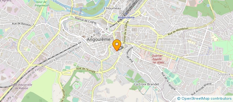 localisation de l'entreprise MONSIEUR IHSSANE OUTTALEB à ANGOULEME