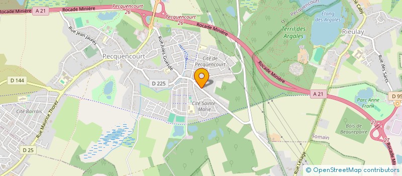 localisation de l'entreprise MONSIEUR IHYA IFRDANE  PECQUENCOURT