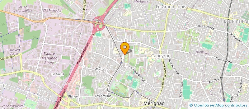 localisation de l'entreprise MONSIEUR IJAZ AHMED  MERIGNAC