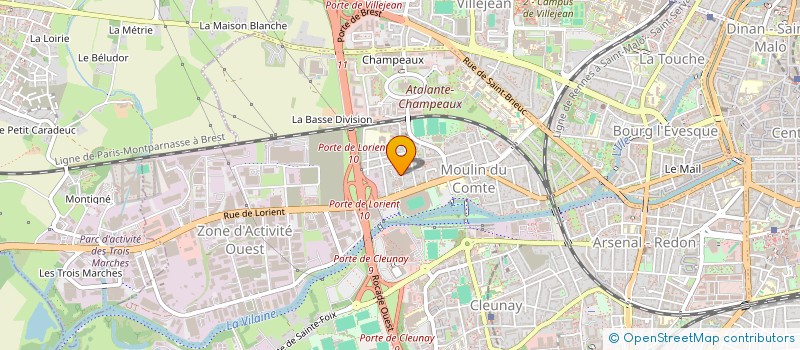 localisation de l'entreprise MONSIEUR IJAZ TAJAK  RENNES