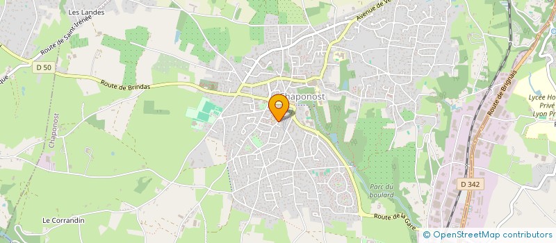 localisation de l'entreprise MONSIEUR IJAZULHAQ ORIAKHIL  CHAPONOST