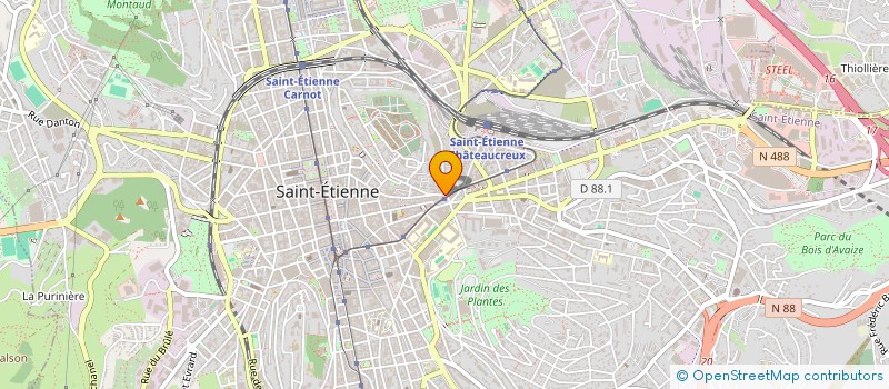 localisation de l'entreprise MONSIEUR IKE ABROKWAH  SAINT-ETIENNE