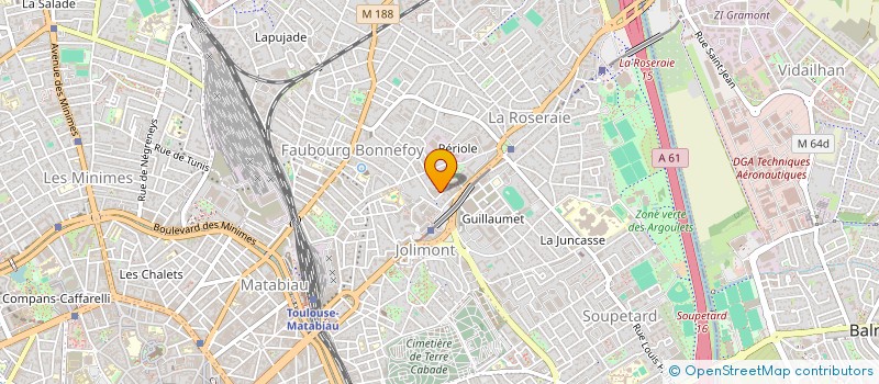 localisation de l'entreprise MONSIEUR IKE LEMBOUMBA  TOULOUSE