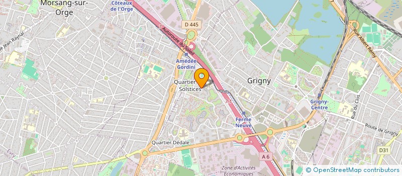 localisation de l'entreprise MONSIEUR IKENNA NWOSU  GRIGNY