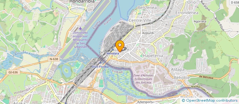 localisation de l'entreprise MONSIEUR IKER CASARES LOPEZ  HENDAYE