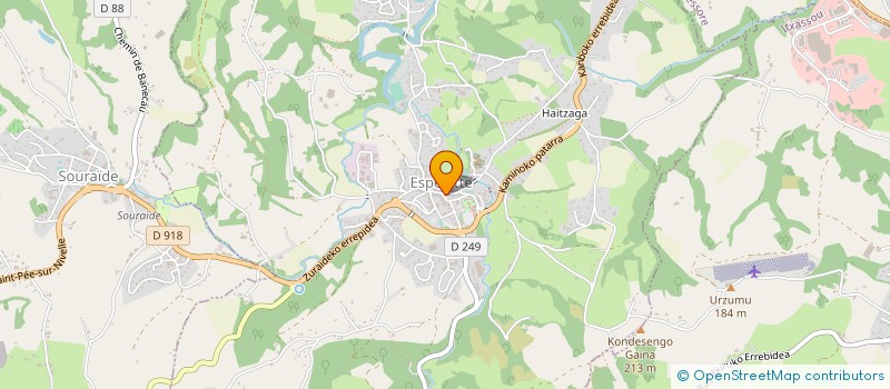 localisation de l'entreprise MONSIEUR IKER ITHURRIA  ESPELETTE