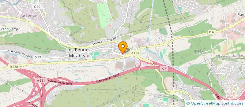 localisation de l'entreprise MONSIEUR IKHERBANE NORDINE à LES PENNES-MIRABEAU