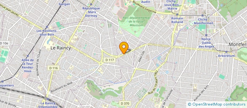 localisation de l'entreprise MONSIEUR IKKI HOSHINO à CLICHY-SOUS-BOIS