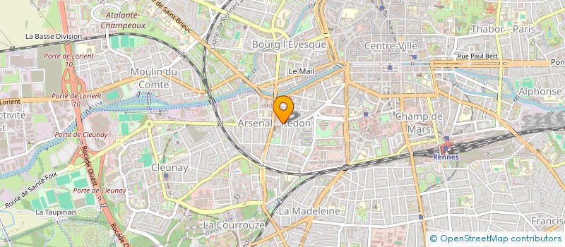 localisation de l'entreprise MONSIEUR IKLAM ABDOU  RENNES
