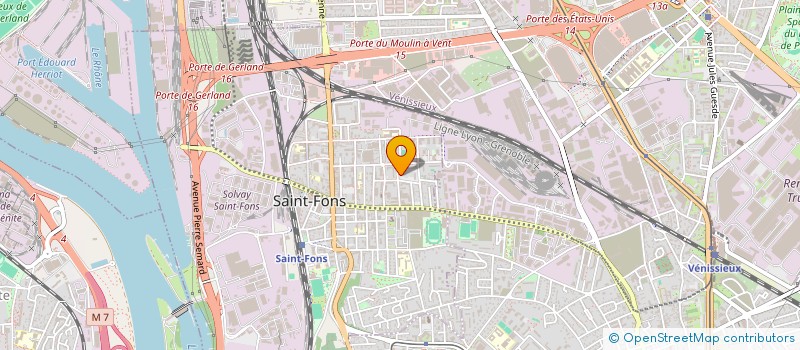 localisation de l'entreprise MONSIEUR IKPONMWOSA OKPAMEN  SAINT-FONS