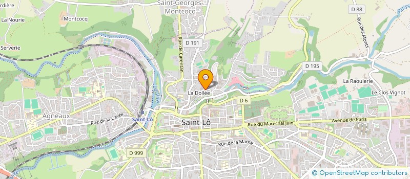 localisation de l'entreprise MONSIEUR IKRAM ARAB  SAINT-LO