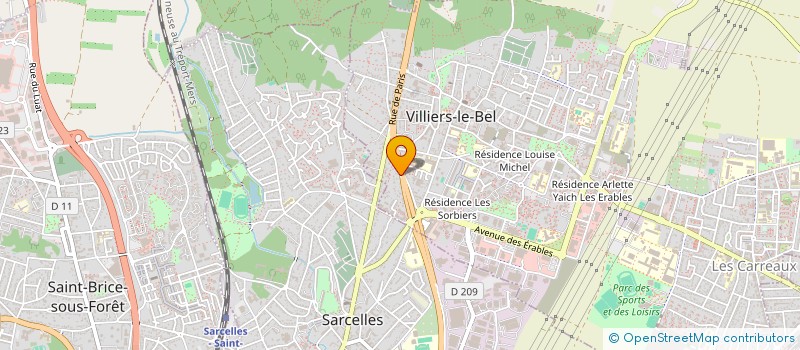 localisation de l'entreprise MONSIEUR IKRAM MANZUR  VILLIERS-LE-BEL