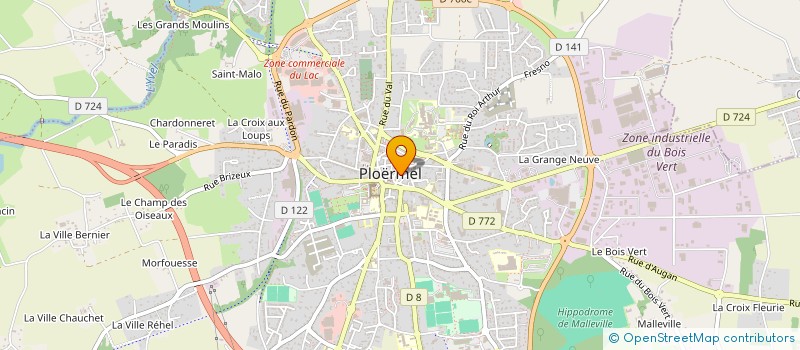 localisation de l'entreprise MONSIEUR IKRAMULLAH MOMAND  PLOERMEL