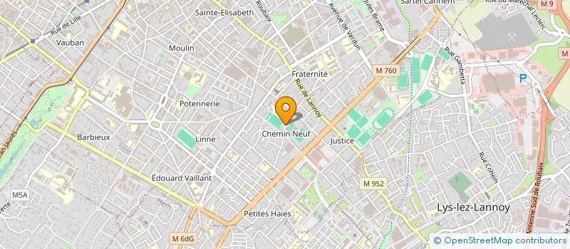 localisation de l'entreprise MONSIEUR IKWANGE IBENGE  ROUBAIX