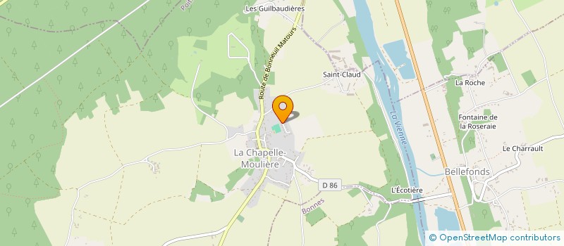 localisation de l'entreprise MONSIEUR ILAN ARLOT  LA CHAPELLE-MOULIERE