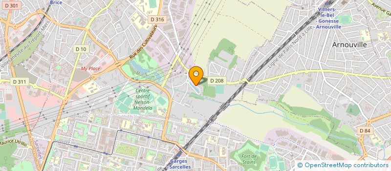 localisation de l'entreprise MONSIEUR ILAN ATTAL à SARCELLES