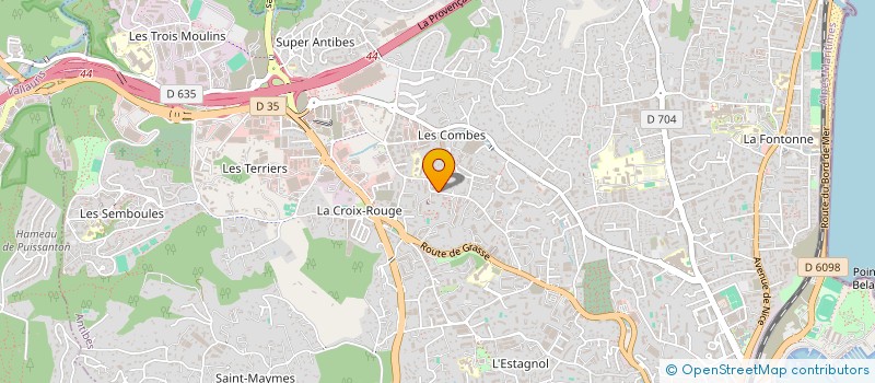 localisation de l'entreprise MONSIEUR ILAN BEN-GHOZI  ANTIBES