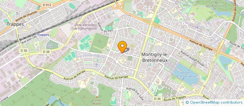 localisation de l'entreprise MONSIEUR ILAN BERTRAND  MONTIGNY-LE-BRETONNEUX