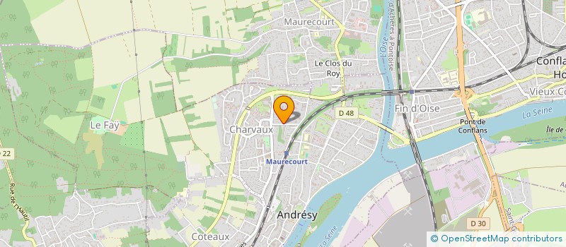 localisation de l'entreprise MONSIEUR ILAN BOULMIER  ANDRESY