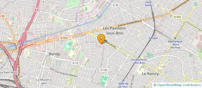 localisation de l'entreprise MONSIEUR ILAN COHEN  LES PAVILLONS-SOUS-BOIS