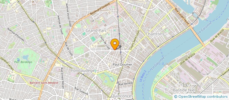 localisation de l'entreprise MONSIEUR ILAN COUPET  BORDEAUX