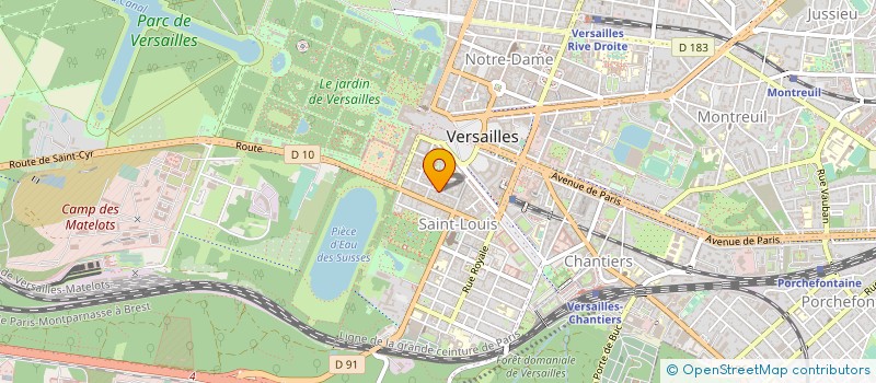 localisation de l'entreprise MONSIEUR ILAN EDELMAN à VERSAILLES