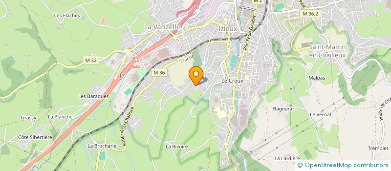 localisation de l'entreprise MONSIEUR ILAN FANGET  SAINT-CHAMOND