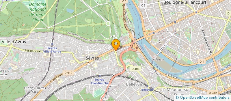 localisation de l'entreprise MONSIEUR ILAN GUENOUN à SEVRES