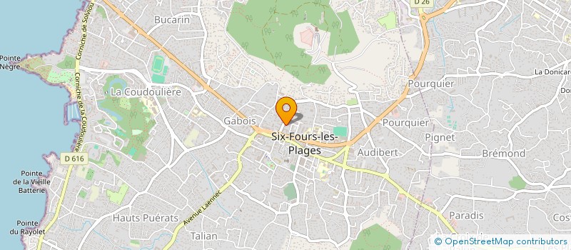 localisation de l'entreprise MONSIEUR ILAN KERCRET à SIX-FOURS-LES-PLAGES