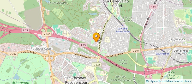 localisation de l'entreprise MONSIEUR ILAN LEHMANN  LA CELLE-SAINT-CLOUD