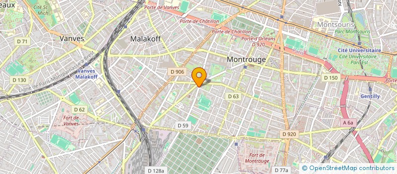 localisation de l'entreprise MONSIEUR ILAN MOYSAN-MOGUE  MONTROUGE