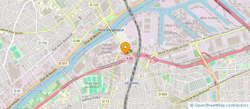 localisation de l'entreprise MONSIEUR ILAN RAINIER  COLOMBES