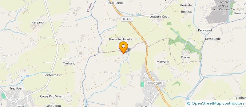 localisation de l'entreprise MONSIEUR ILAN RAPHALEN  TREOGAT