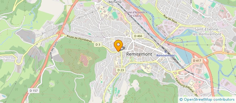 localisation de l'entreprise MONSIEUR ILAN TAIEB  REMIREMONT